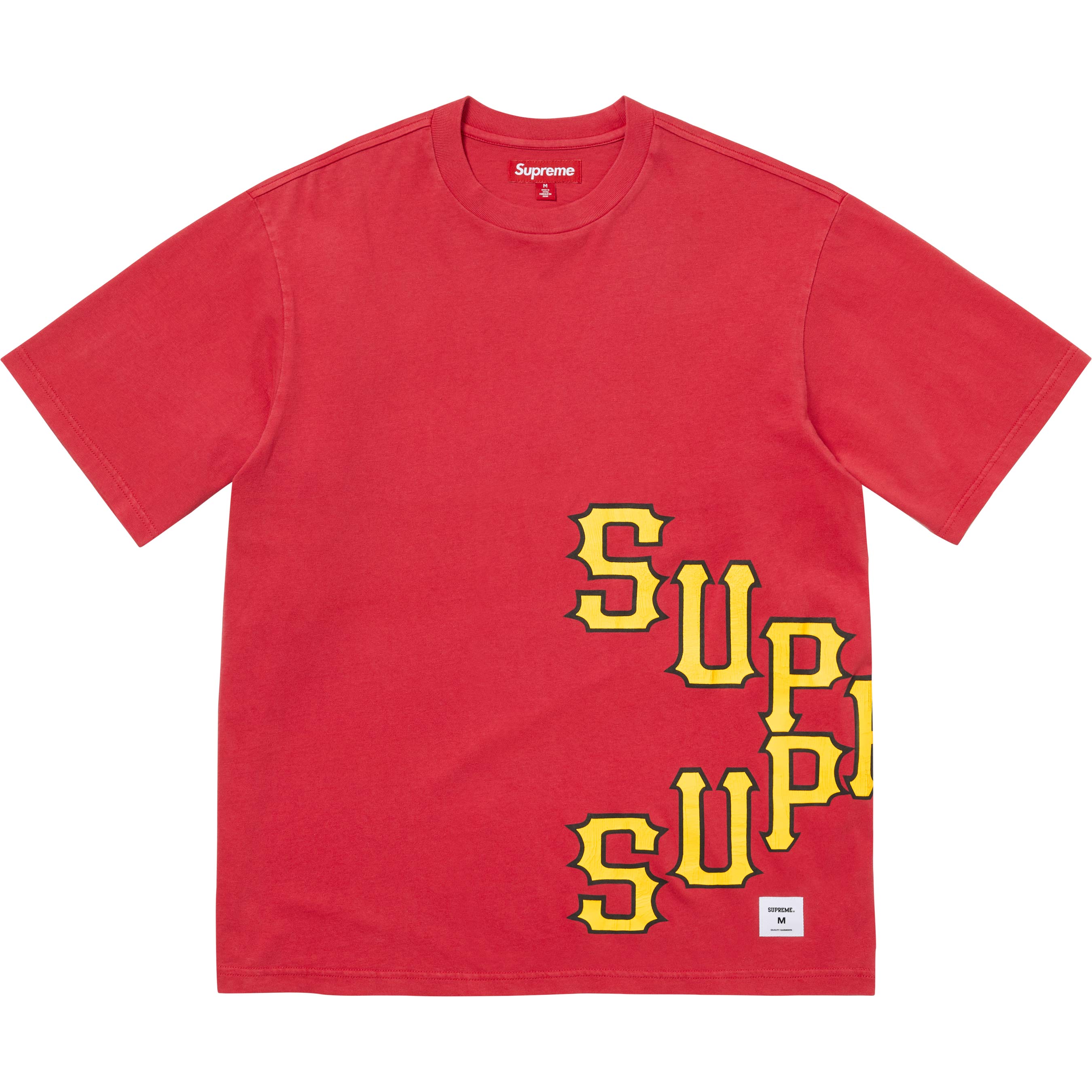 Cracked Spellout S/S Top view 3